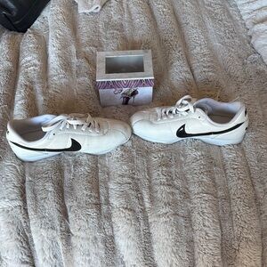 Nike White and Black Athletic Shoes